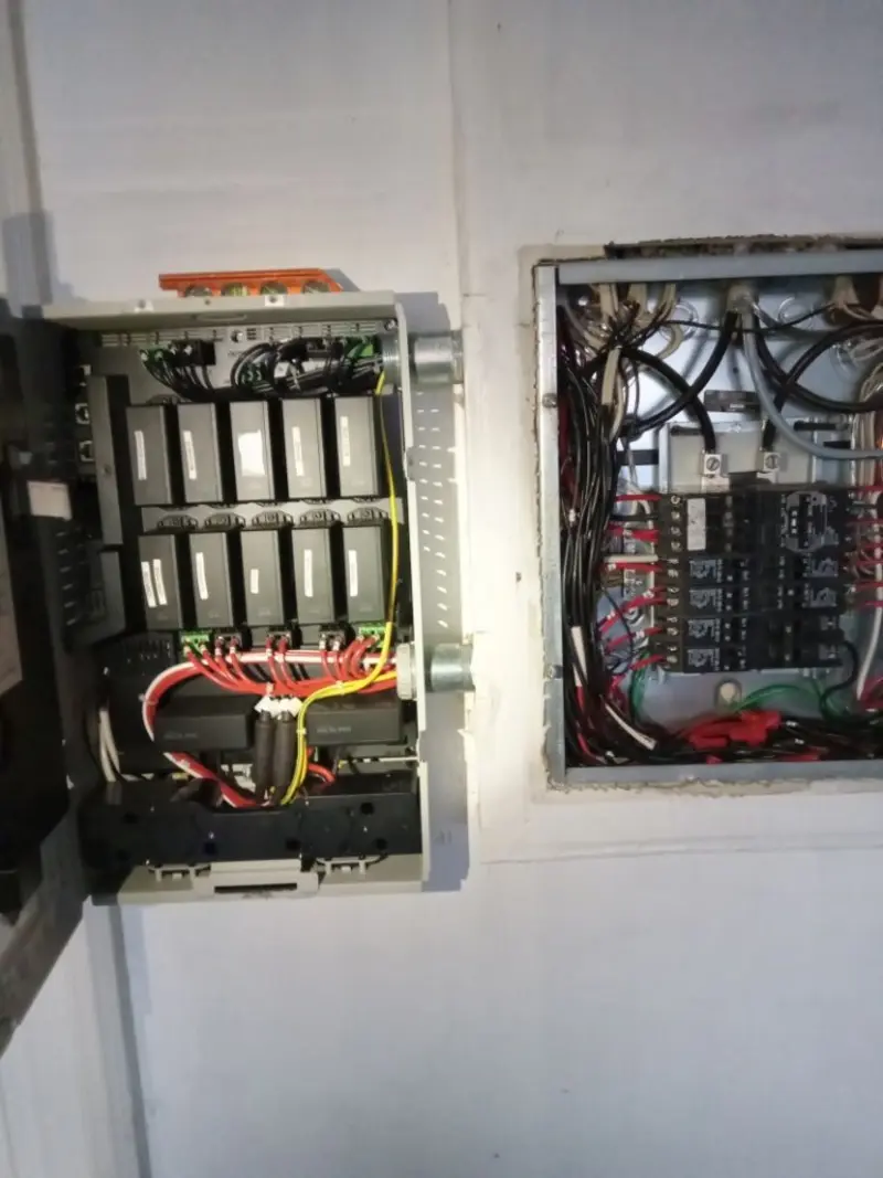Electrical panel upgrade completed for Indoor Lighting Installation in Townsend